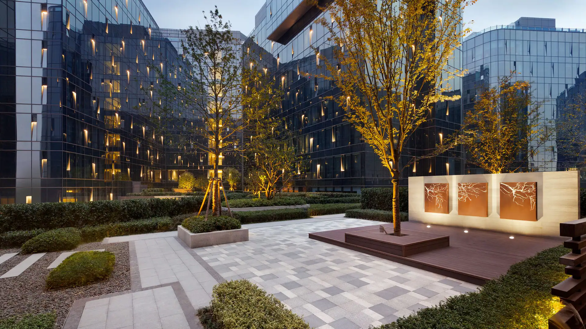 Hotel outdoor area